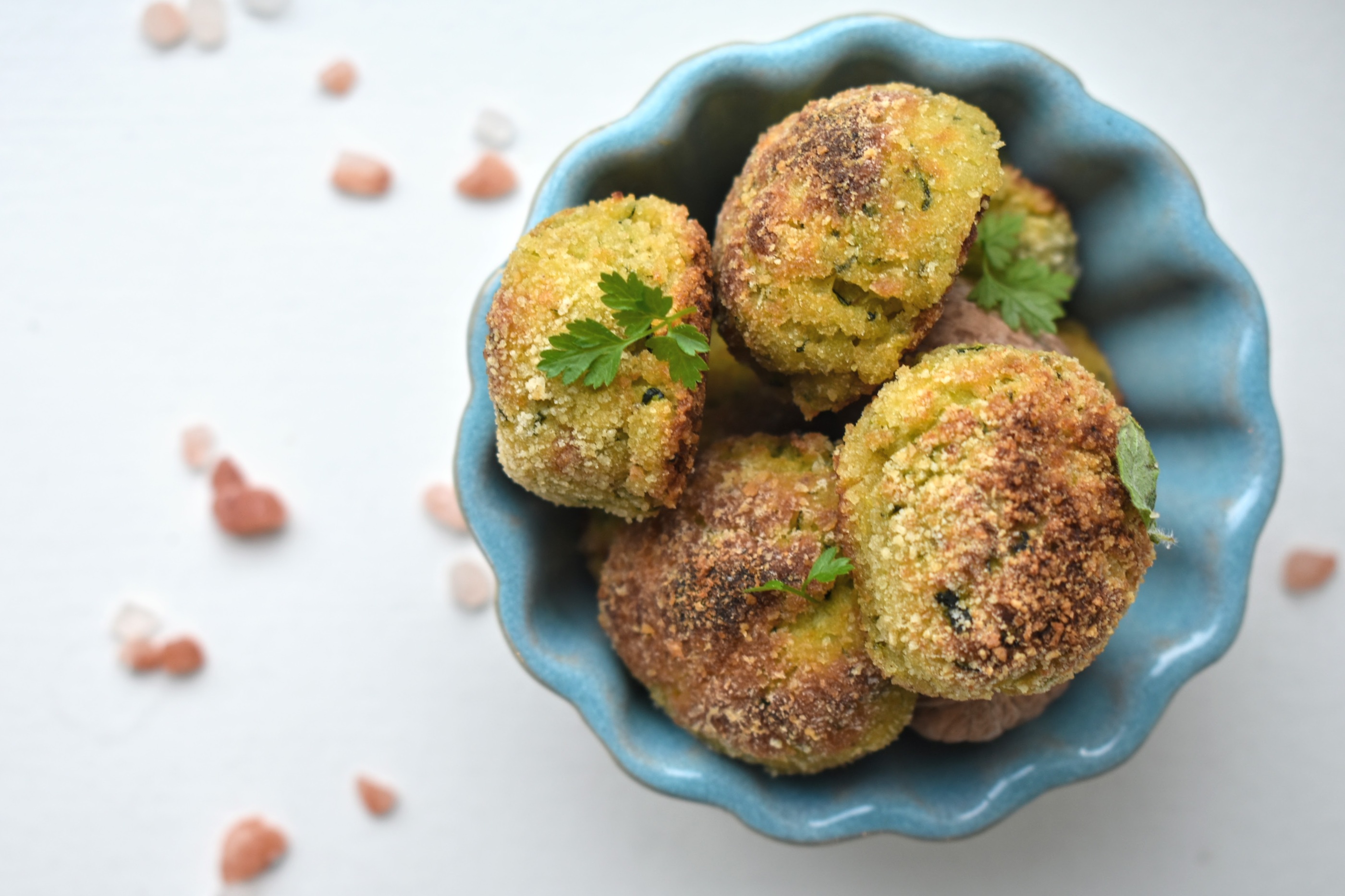 Baked Zucchini and Potato Balls Served with Mustard Mayonnaise – mad ...